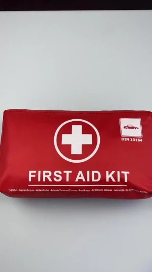 Din13164 2022 Kit di pronto soccorso per auto Kit di pronto soccorso di emergenza per automobile con Ce Iso13485 approvato